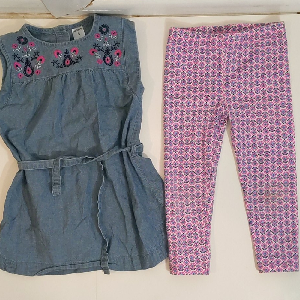 Carter's Sleeveless denim top